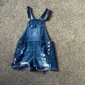 Kids denim overalls
